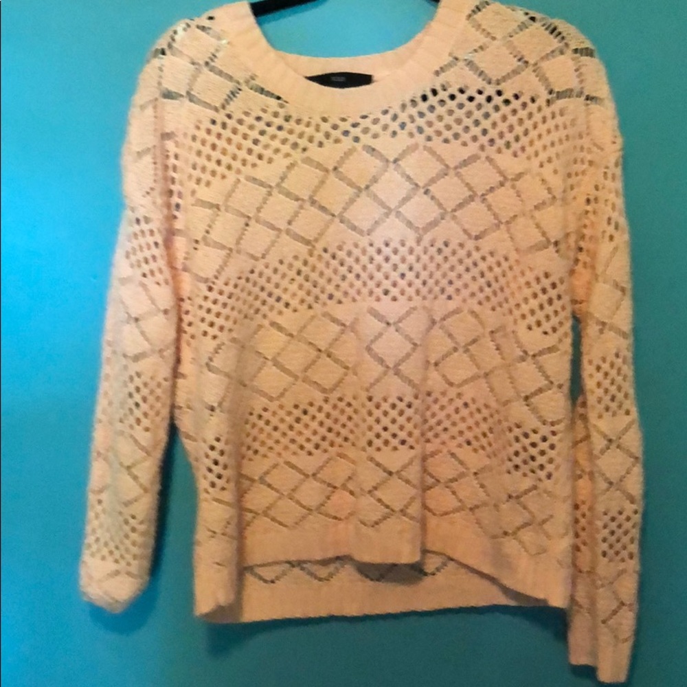 Sweater set!  Light peach. Super cute.
